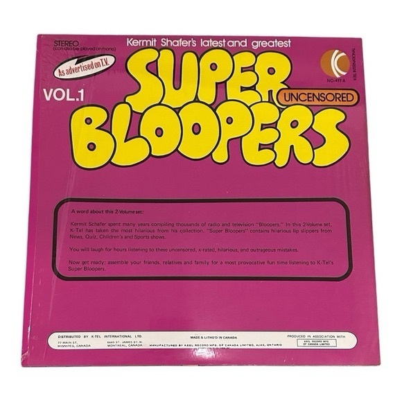 Kermit Shafers Latest And Greatest Super Bloopers Vol 1 Vinyl - Picture 2 of 7
